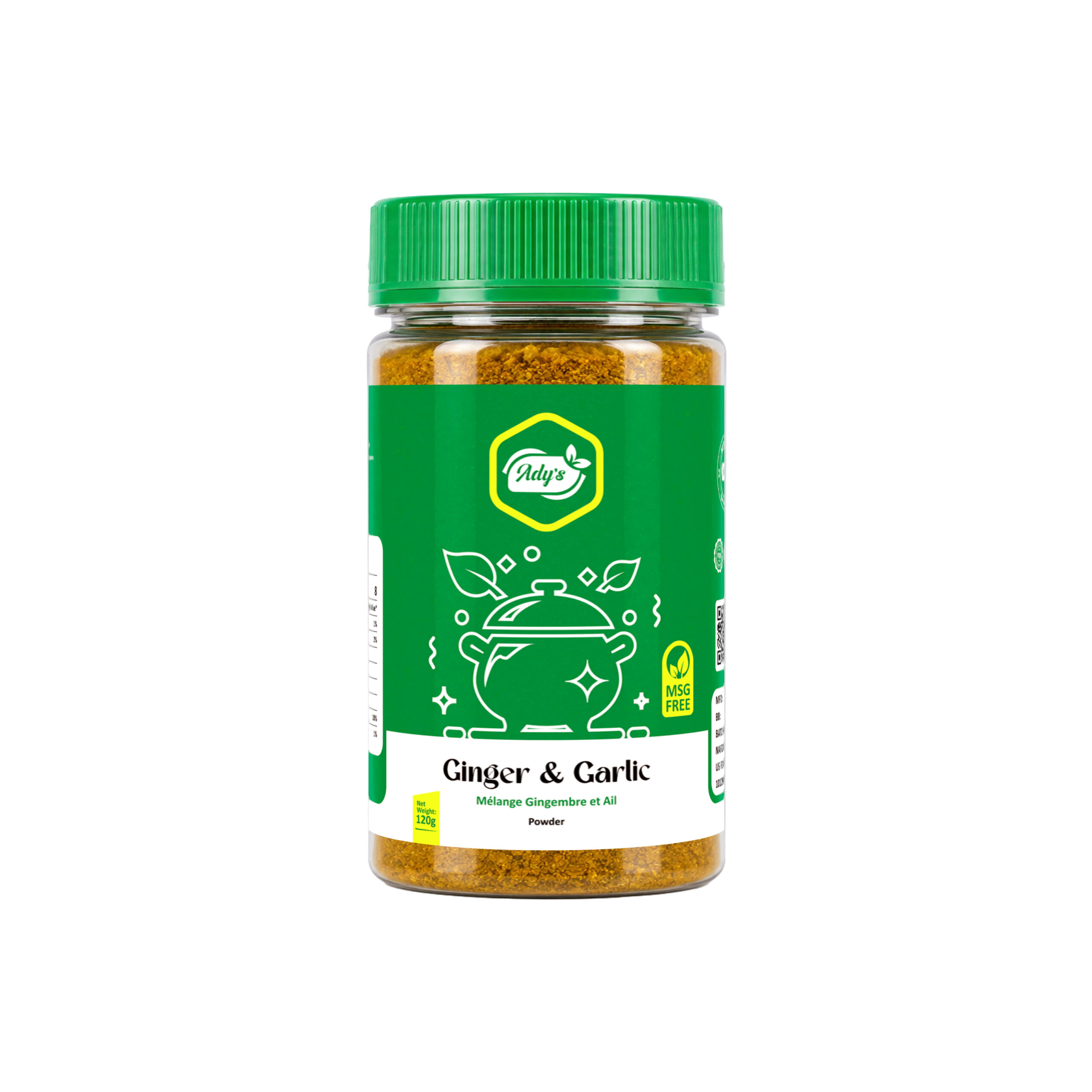 Ginger & Garlic Powder Jar