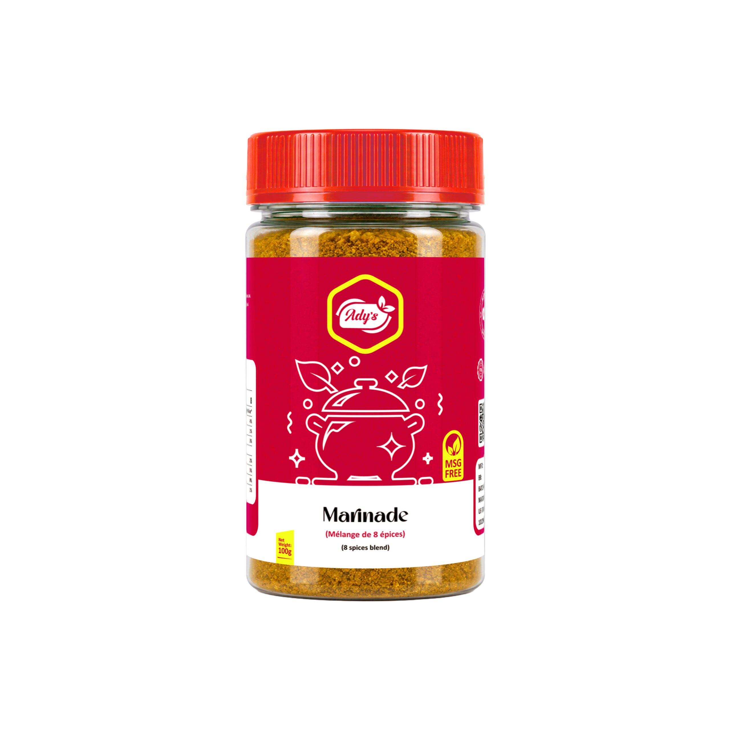 Marinade 8-Spices Blend Jar